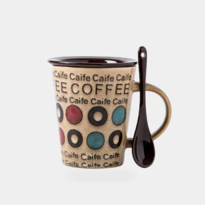 New Vintage Latte Gift With  Spoon | Funny Mug